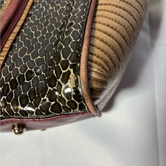 Brahmin Black and Brown Satchel - Picture 13 of 15